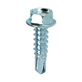 1,000 Pack 1/4" hex head self drilling screws